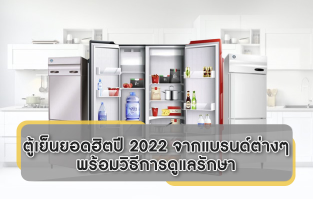 [:en]ตู้เย็นยอดฮิตปี 2022 จากแบรนด์ต่างๆ พร้อมวิธีการดูแลรักษา[:]